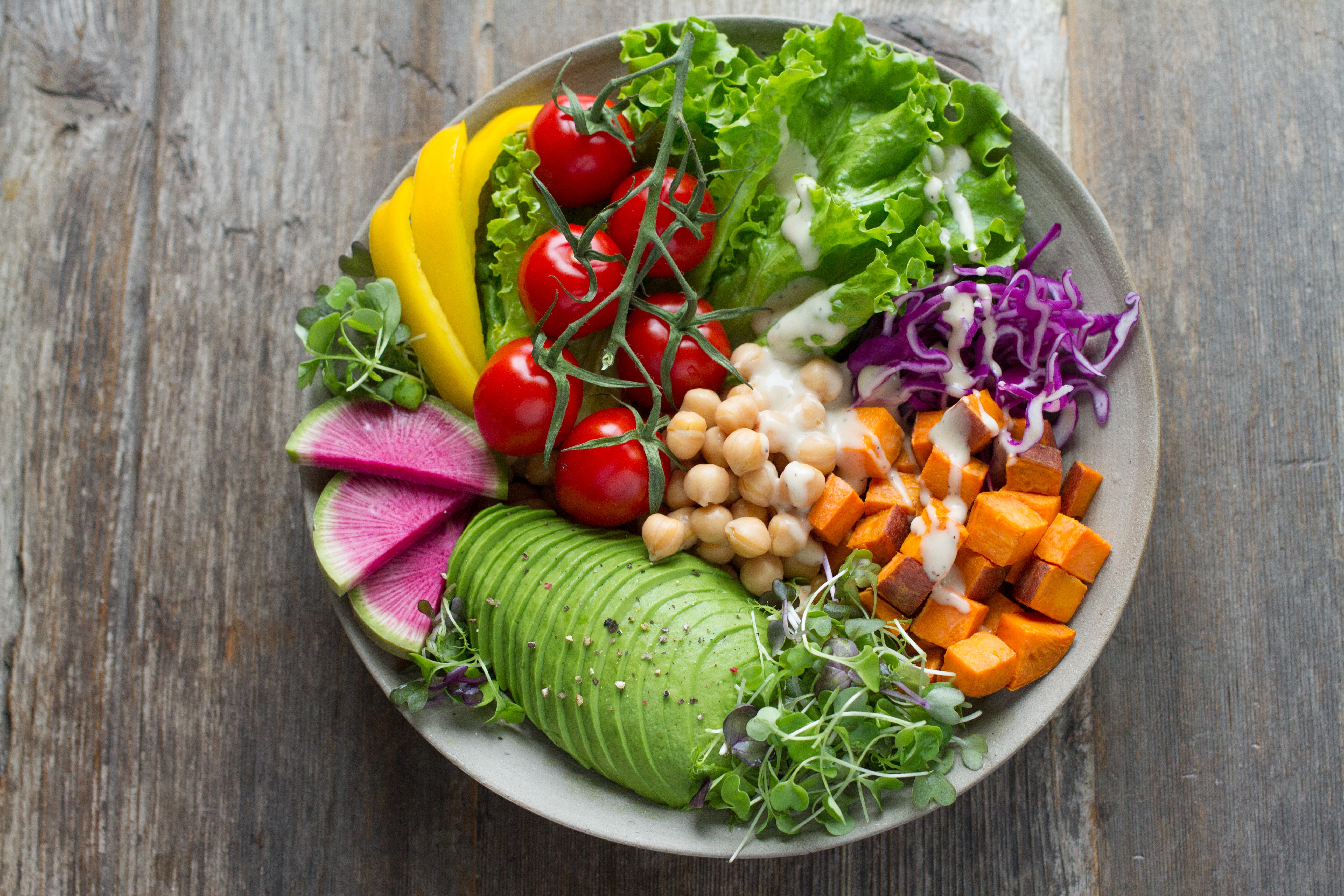Ilustrasi bahan dalam salad. (Anna Pelzer dari Unsplash) Ilustrasi bahan dalam salad. (Anna Pelzer dari Unsplash)