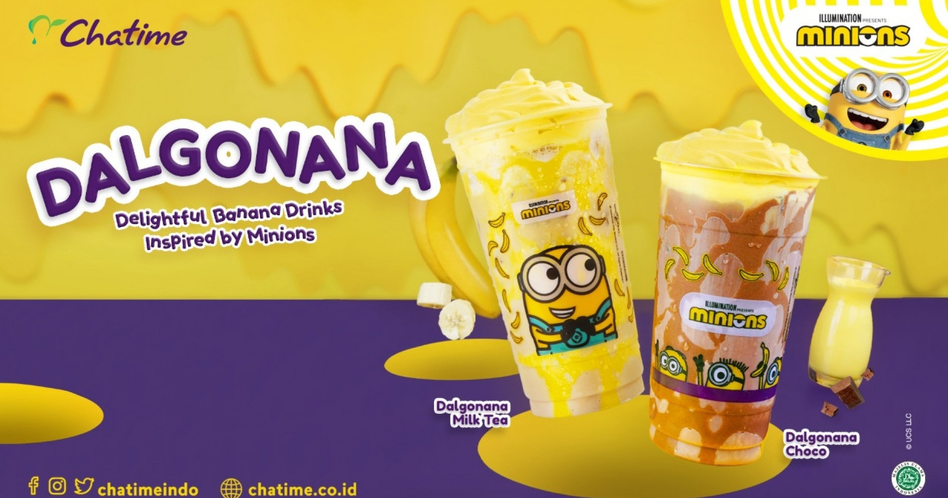 Menu Baru Chatime Kombinasikan Sensasi Manis Krim Dalgona dan Susu Pisang