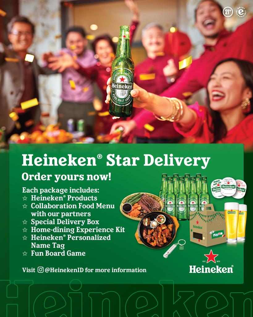 Kolaborasi Heineken Star Delivery. (Dok. Heineken, Maverick) Kolaborasi Heineken Star Delivery. (Dok. Heineken, Maverick)
