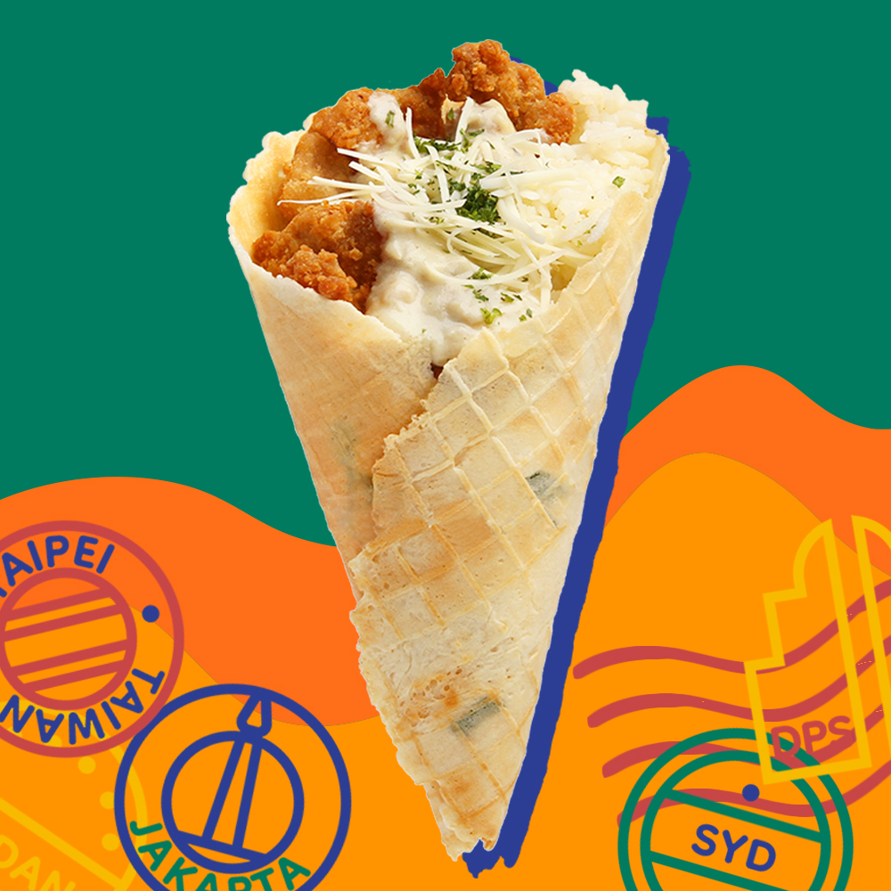 Menu K-JU Chicken Mushroom Waffle Cone. (Dok. Yummykitchen/Prochiz) Menu K-JU Chicken Mushroom Waffle Cone. (Dok. Yummykitchen/Prochiz)