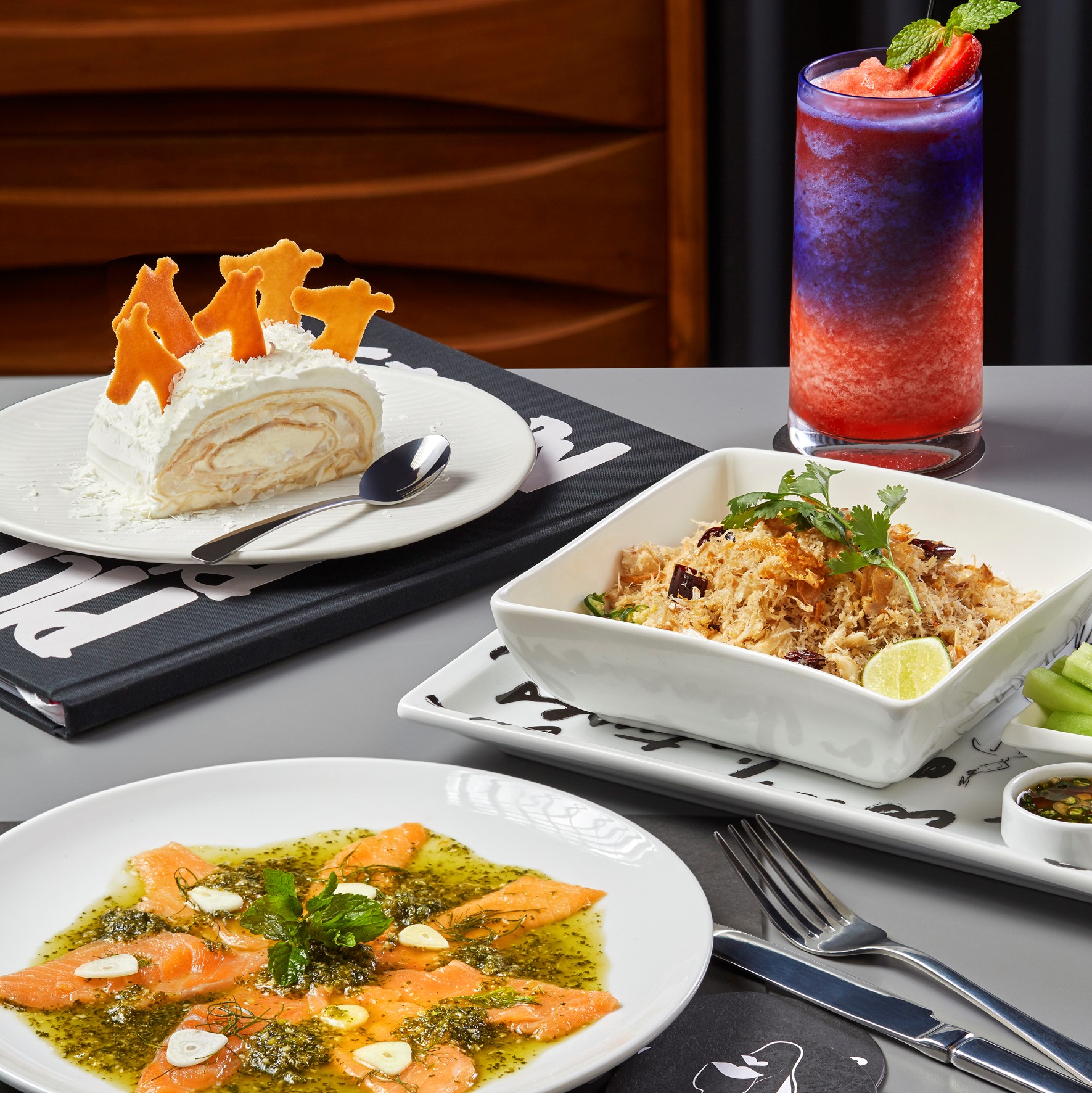 Menu makanan dan minuman di Greyhound Cafe Menteng, Jakarta. (Sumber gambar: Arena Group)