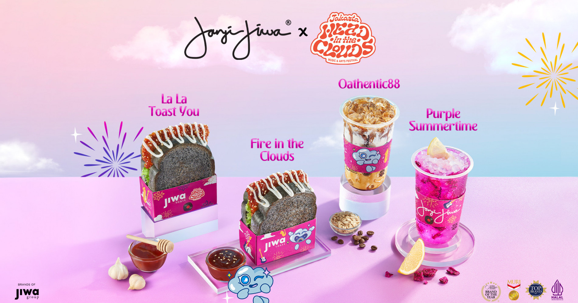 Intip Yuk Menu Kolaborasi Janji Jiwa dalam Festival Head in the Clouds Jakarta 2022