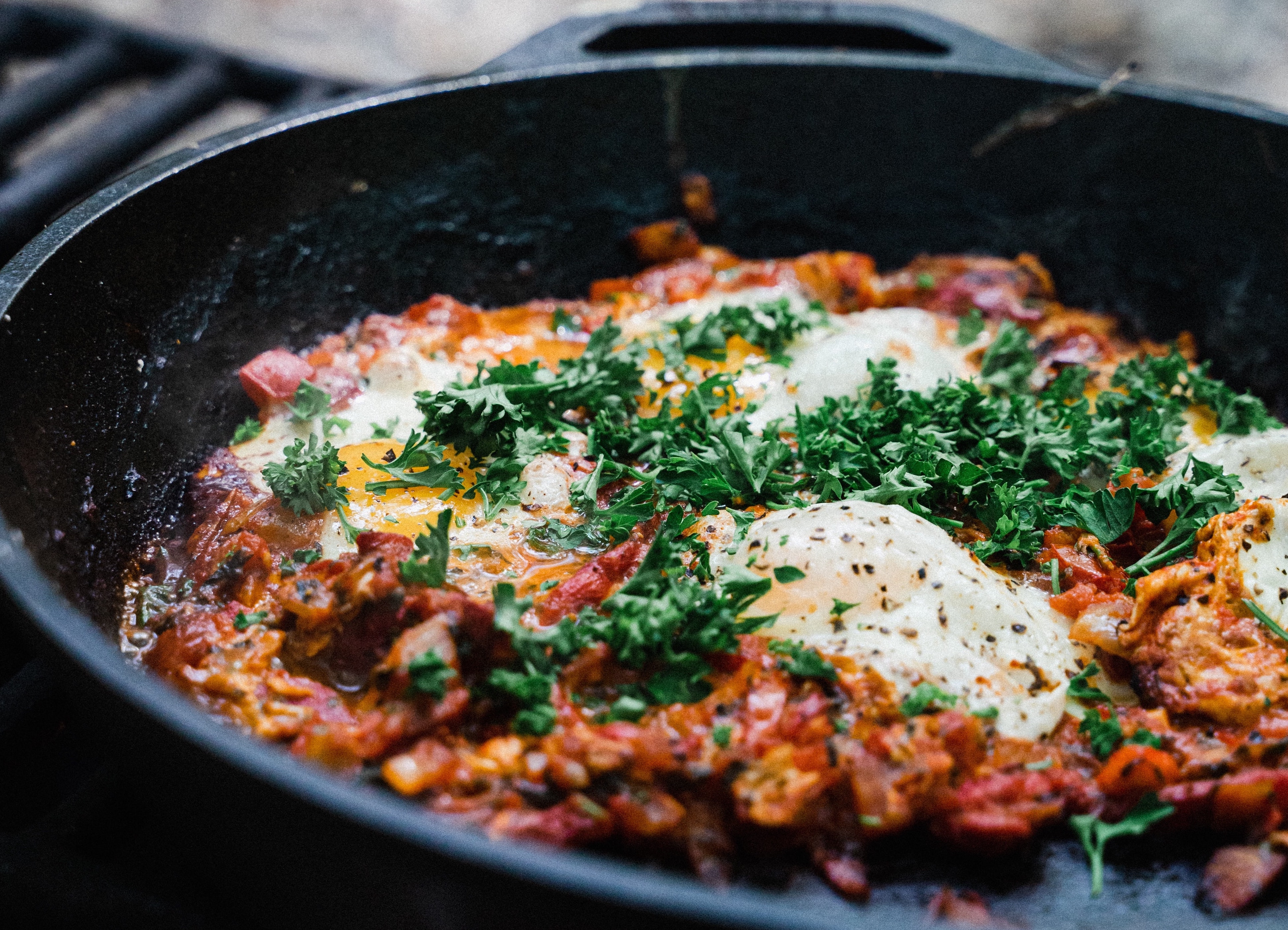Shakshuka (Sumber gambar: Mks/Unsplash) Shakshuka (Sumber gambar: Mks/Unsplash)