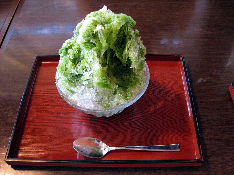 Kakigori Matcha (Wikimedia Commons/Chris 73) Kakigori Matcha (Wikimedia Commons/Chris 73)