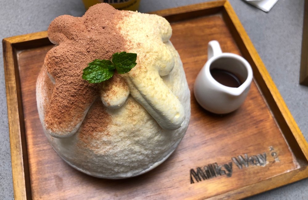 Kakigori di Milky Way Cafe (Sumber gambar: Indah Permata Hati/Hypeabis.id) Kakigori di Milky Way Cafe (Sumber gambar: Indah Permata Hati/Hypeabis.id)