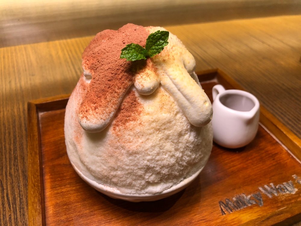 Kakigori di Milky Way Cafe (Sumber gambar: Indah Permata Hati/Hypeabis.id) Kakigori di Milky Way Cafe (Sumber gambar: Indah Permata Hati/Hypeabis.id)