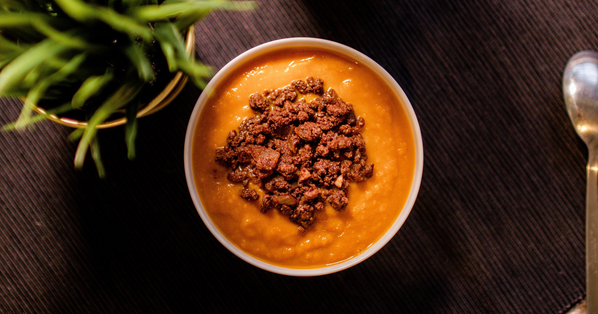 Resep Pumpkin Soup with Cinnamon Croutons, Enak Dicicipi untuk Sarapan
