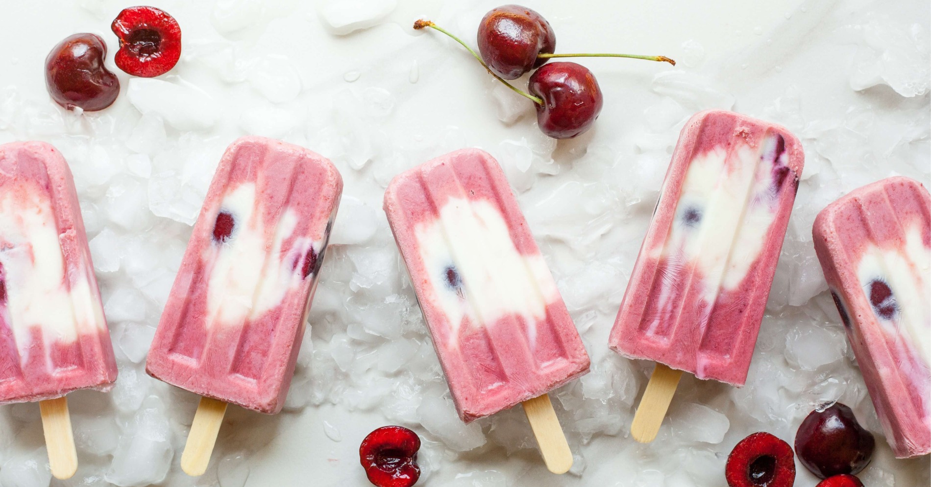 Resep Popsicle Ceri & Krim, Camilan Enak Gampang Dibuat
