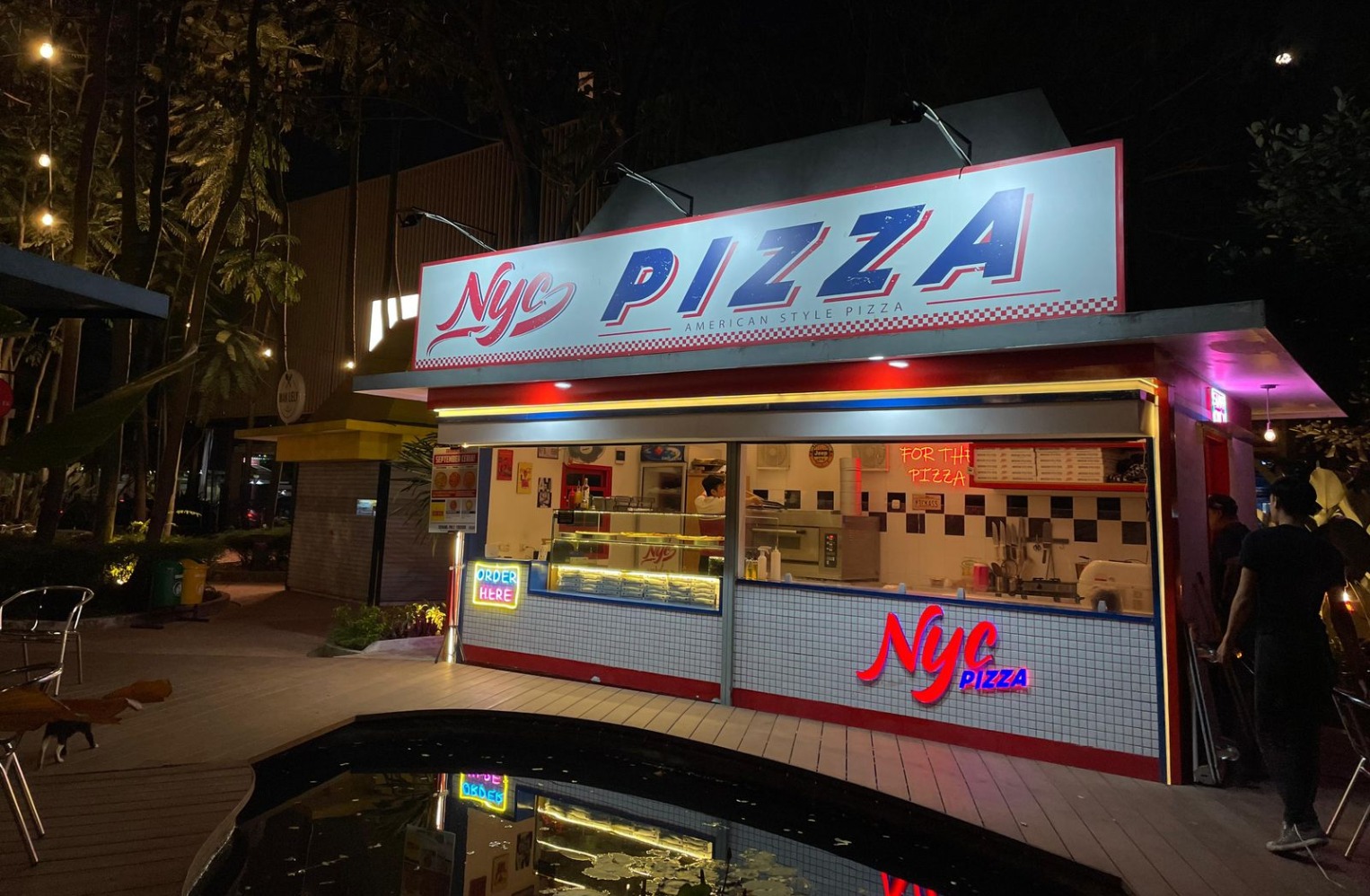 Kedai NYC Pizza (Sumber gambar: Indah Permata Hati/Hypeabis.id)
