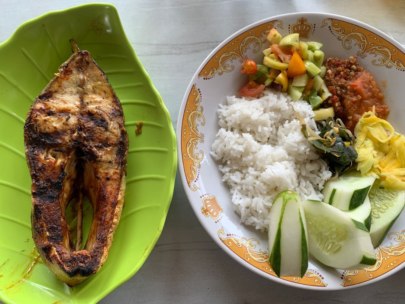 Ragam makanan laut di resto Cahaya Laut TPI Klandasan, Balikpapan, Kalimantan Timur. (Sumber gambar: Hypeabis.id/Luke Andaresta) Ragam makanan laut di resto Cahaya Laut TPI Klandasan, Balikpapan, Kalimantan Timur. (Sumber gambar: Hypeabis.id/Luke Andaresta)