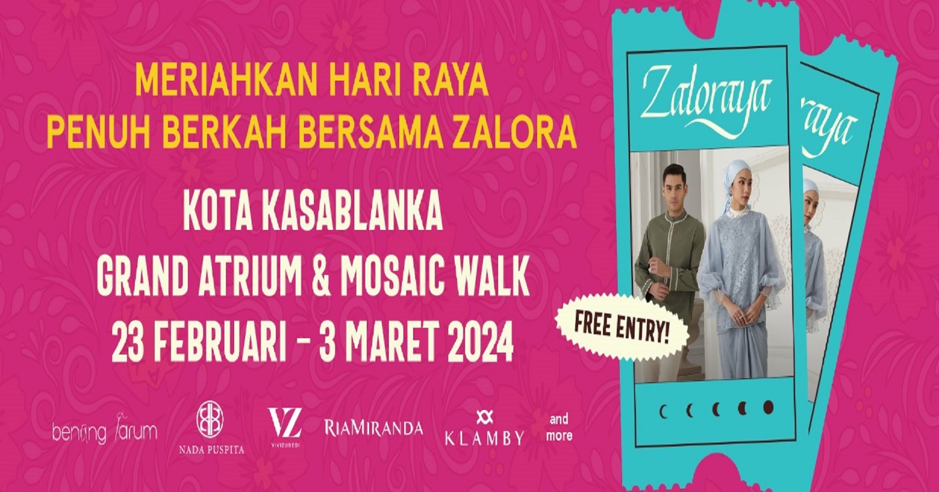 Brand Lokal Meriahkan Event Zaloraya 2024 di Mall Kokas