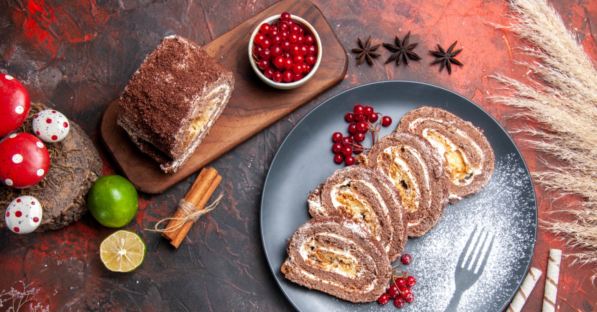 Resep Yule Log Cake atau B&ucirc;che de No&euml;l, Kue Batang Pohon Untuk Natal