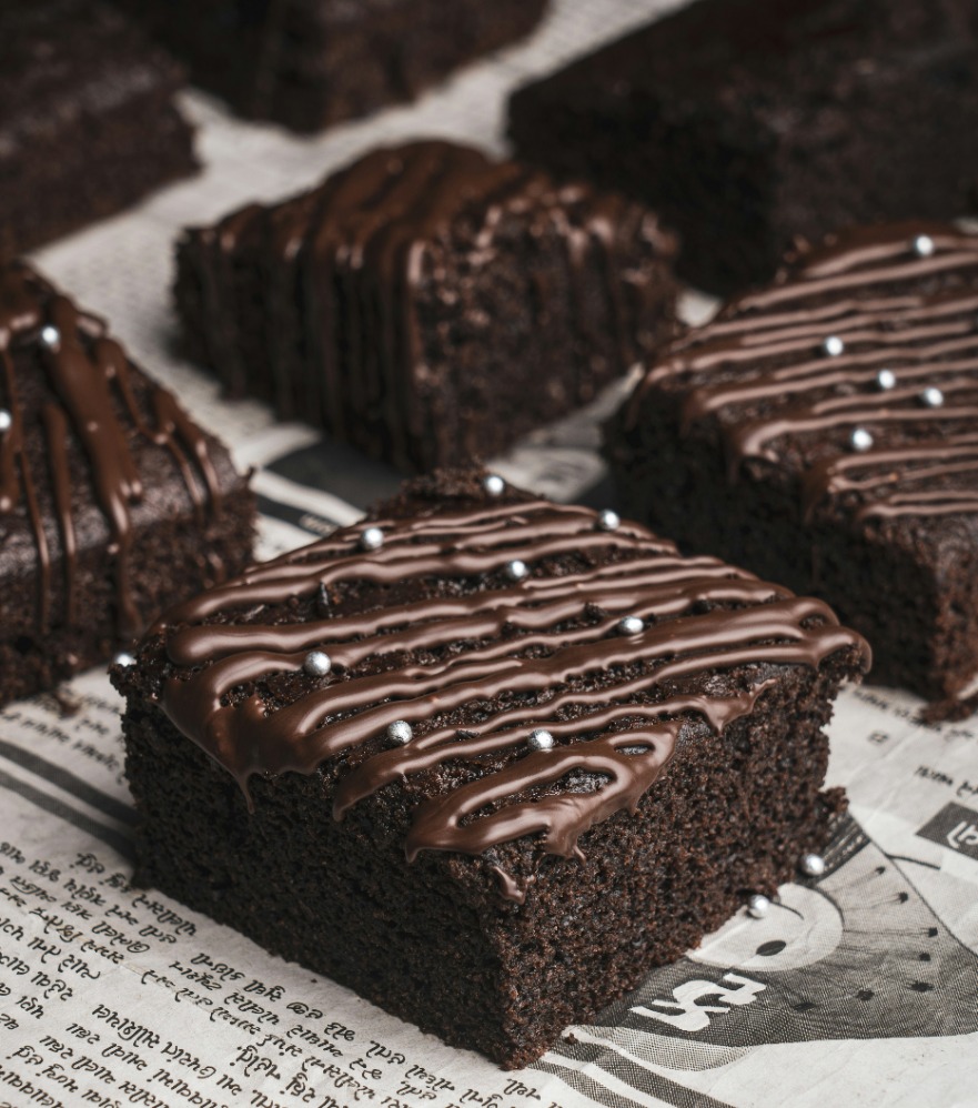 Ilustrasi brownies. (Sumber gambar: Pushpak Dsilva/Unsplash)