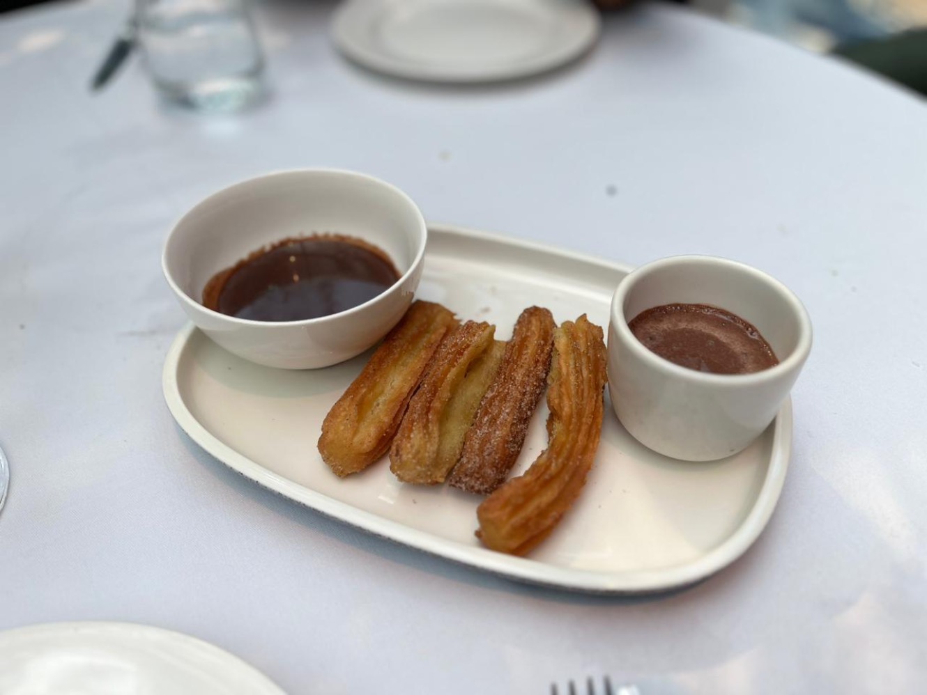 Churros di ERRE & Urrechu (Sumber gambar: Indah Permata Hati/Hypeabis.id) Churros di ERRE & Urrechu (Sumber gambar: Indah Permata Hati/Hypeabis.id)