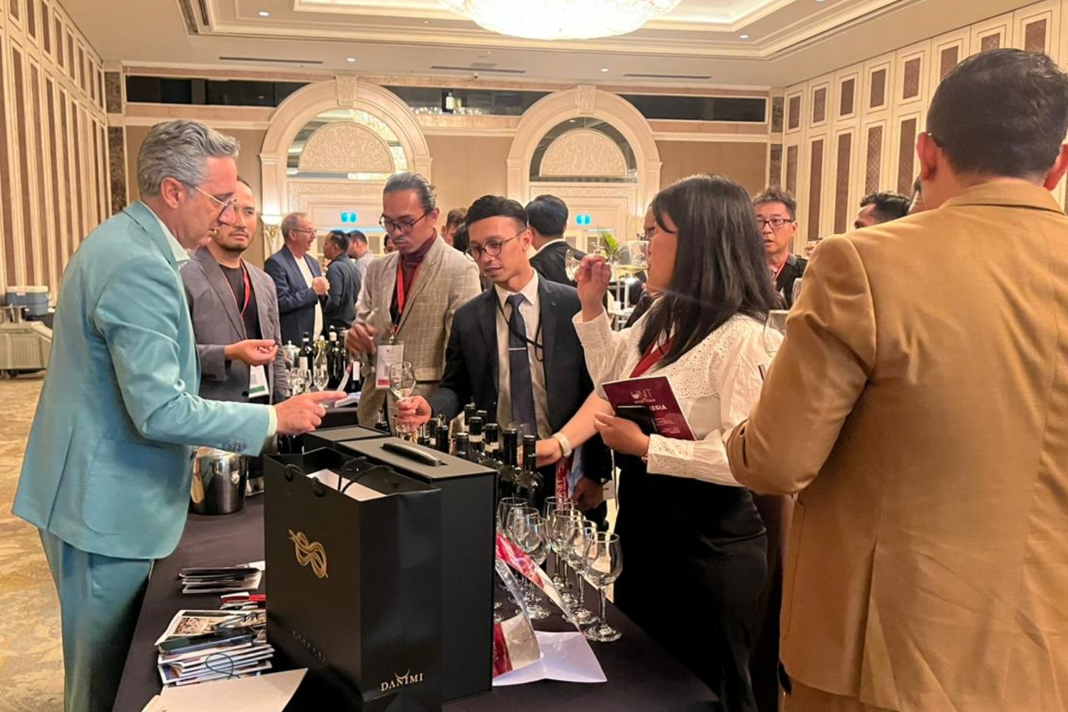 Acara wine tasting dalam agenda UNIT Wine Tour 2025 (Sumber gambar: Indah Permata Hati/Hypeabis/id)