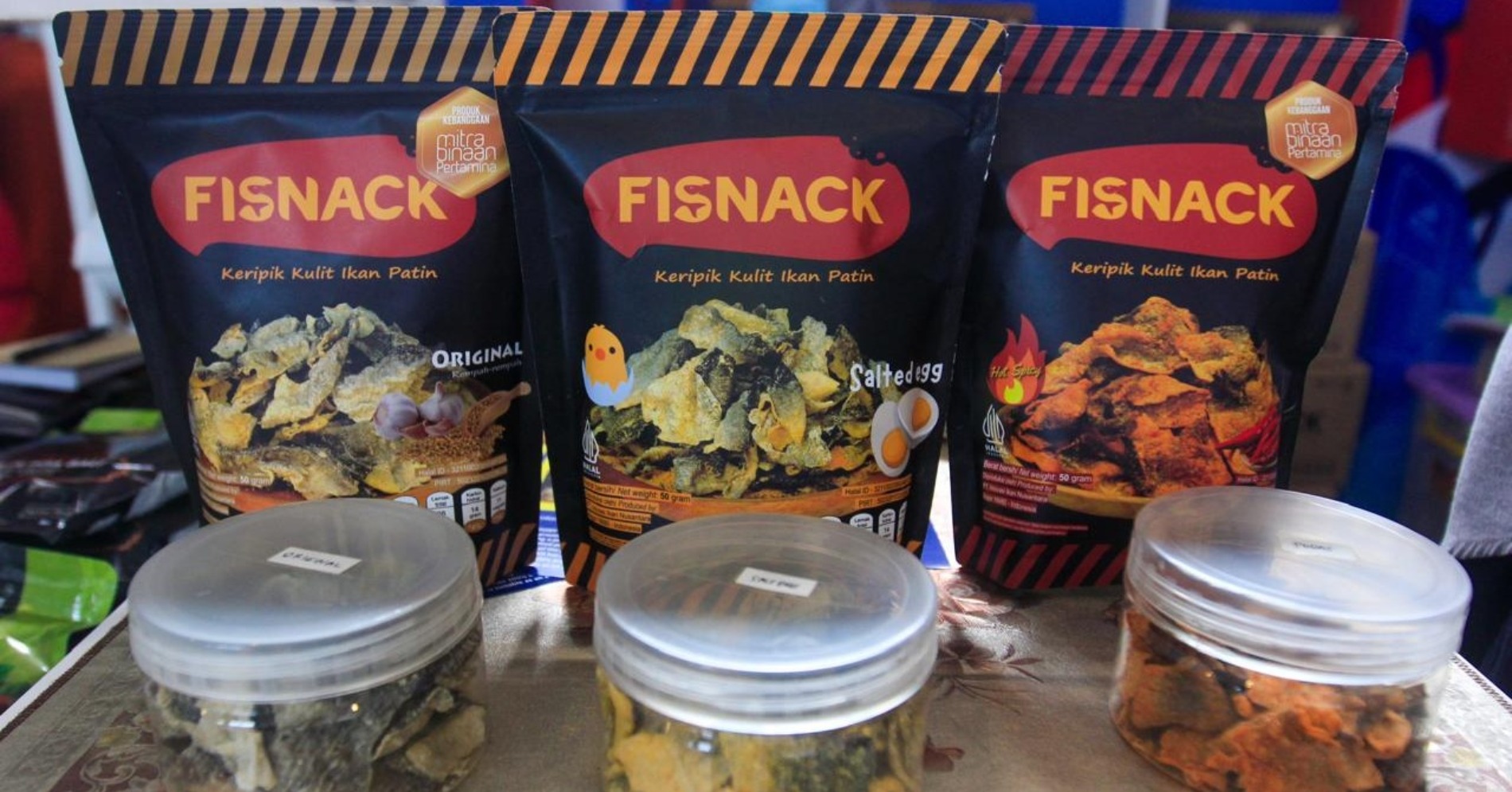 Fisnack Sulap Kulit Ikan Patin Jadi Camilan Istimewa